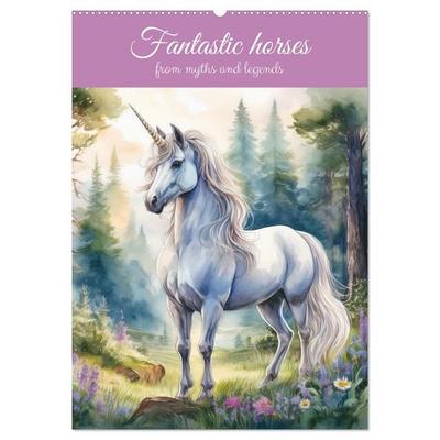 Fantastic horses from myths and legends (Wall Calendar 2026 DIN A2 portrait), CALVENDO 12 Month Wall Calendar