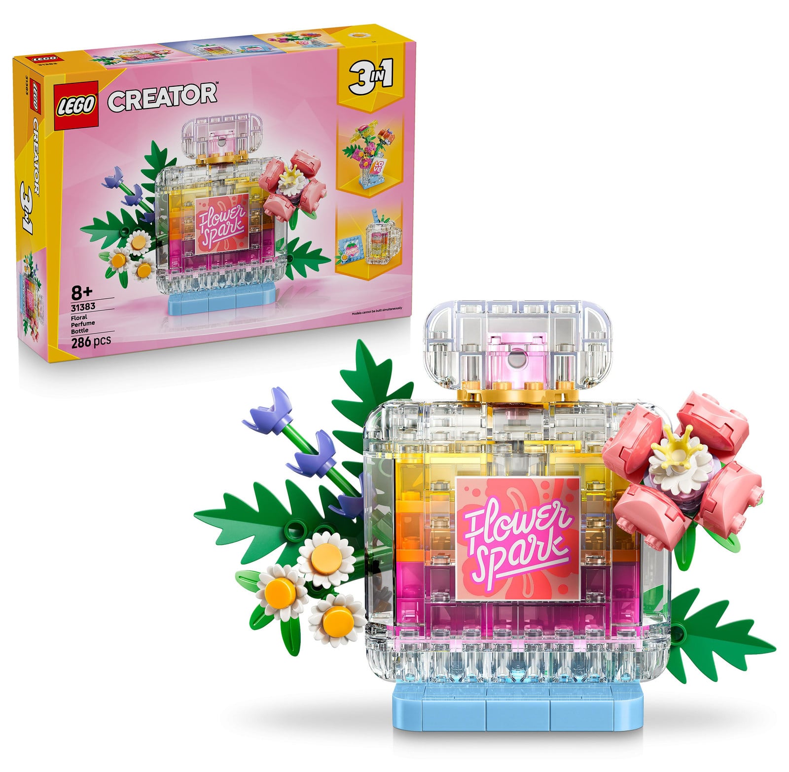 LEGO Creator 3in1 31383 Parfumfles met bloemen