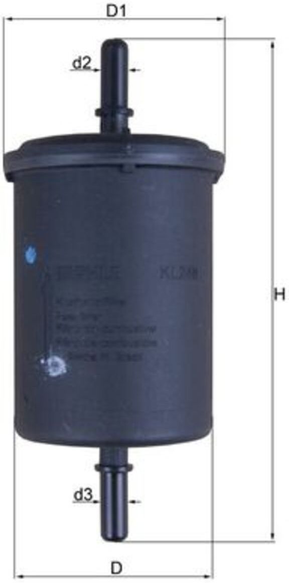 Kraftstofffilter MAHLE KNECHT KL 248