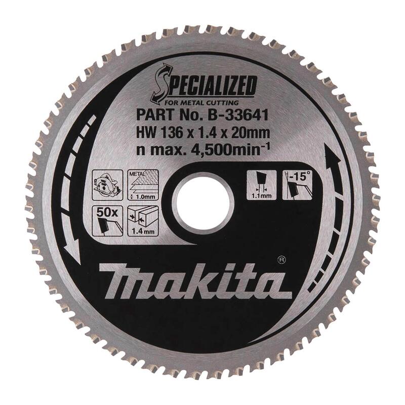 makita Kreissägeblatt B-33641 SPECIALIZED 136x20x50Z