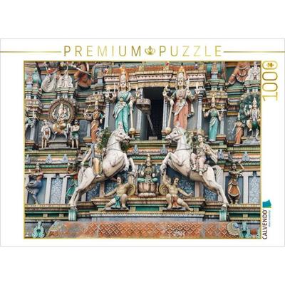 CALVENDO Puzzle Hindu temple Sri Maha Mariamman Kuala LumpurMalaysia, Asien | 1000 Teile Lege-Größe 64x48cm Foto-Puzzle für glückliche Stunden,