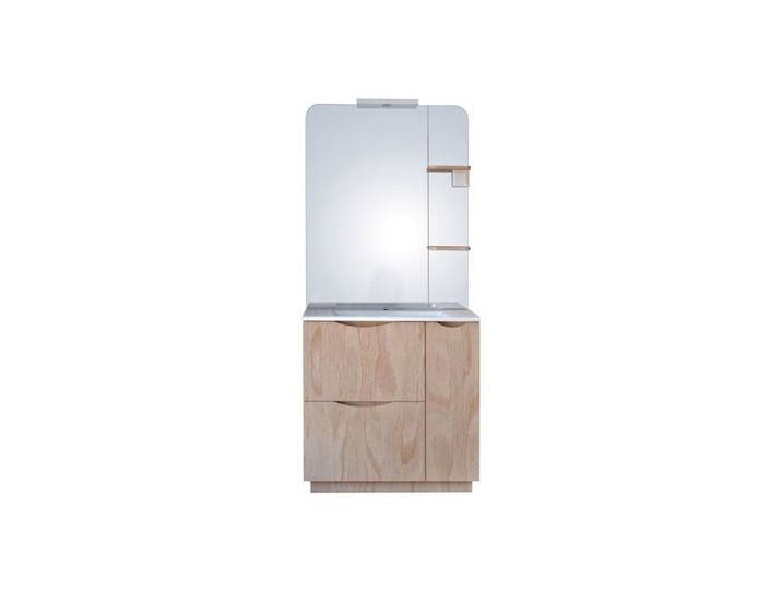 ONDEE ZEN Meuble de salle de bain à poser PALERMO - 80cm - Bois - mélaminé - Livré en kit