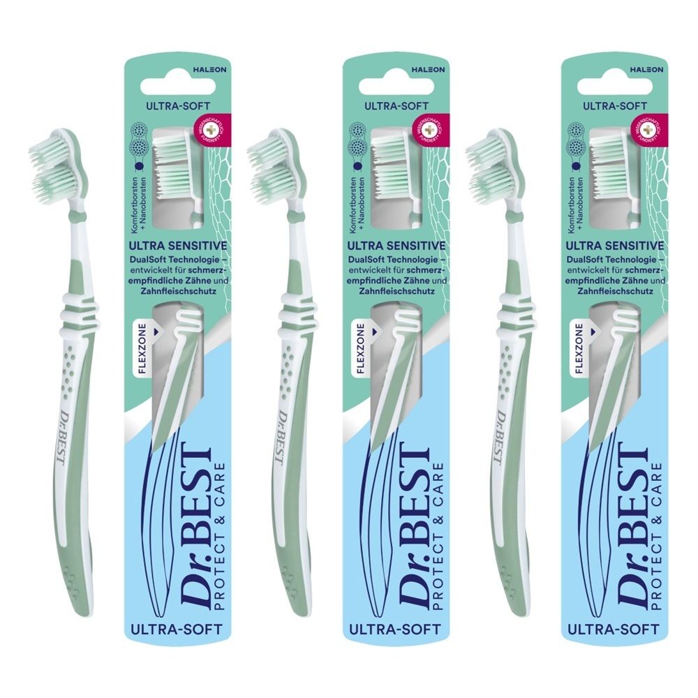 Dr.best Ultra Sensitive Ultra-Soft Zahnbürste x3 3x1 St
