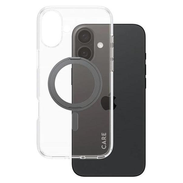 PanzerGlass CARE Feature Case Kickstand & MagSafe iPhone '24 6.7" black (Apple iPhone 16 Plus) (1323)