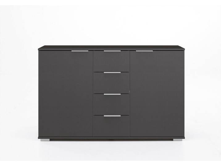 Kombikommode Easy Plus Graphit ca. 130 x 83 x 43 cm
