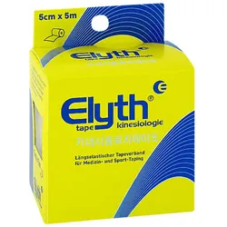 Elyth Kinesiologie Tape Gelb 5 cm x 5 m
