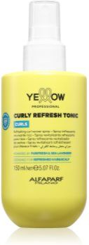 Yellow Professional Curls Curly Refresh Tonic spray para cabelo encaracolado 150 ml. Curls Curly Refresh Tonic