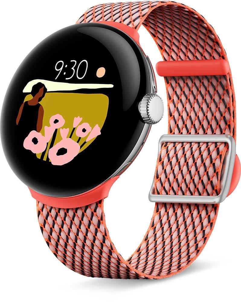 Google Polsband voor Google Pixel Watch - Koraalroze - 137-203 mm