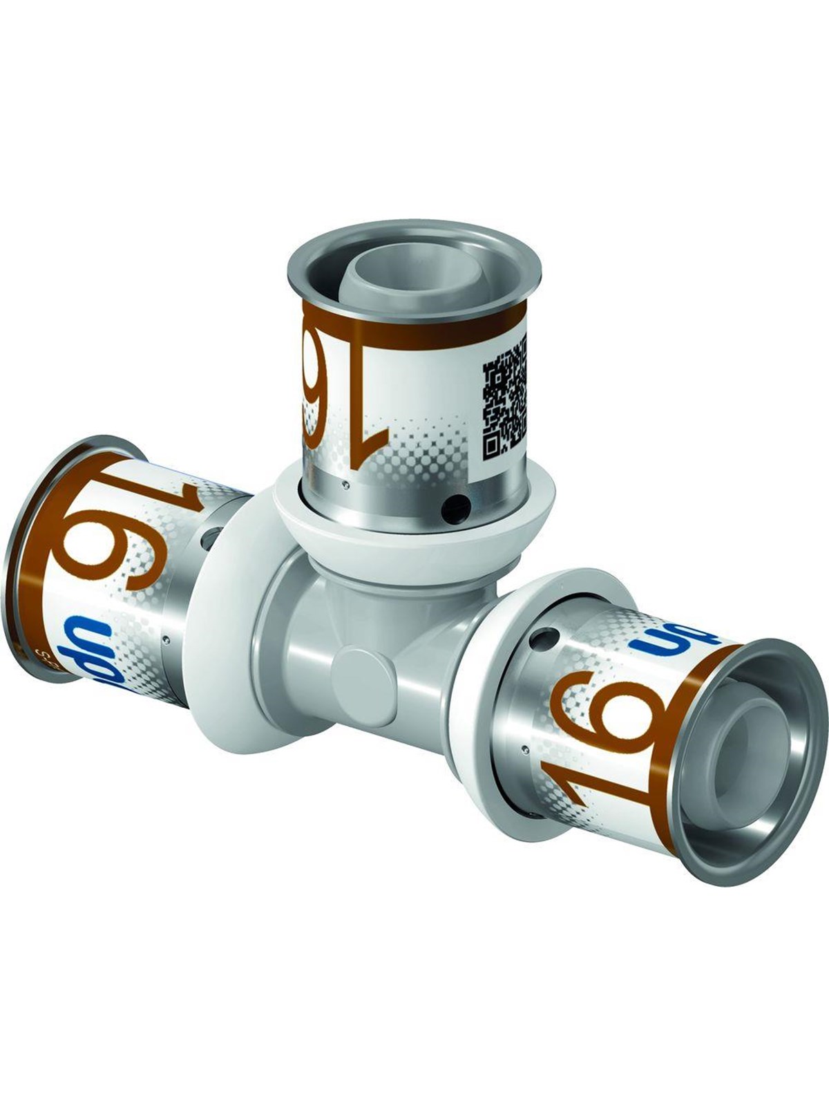 Uponor press composite tee ppsu 25-25-25