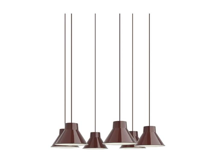 Muuto Suspension Top Pendant Cluster 6 Rouge profond, Ø21 cm