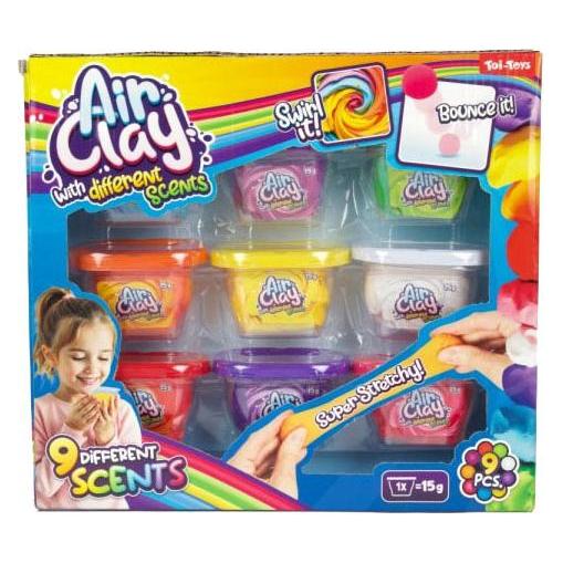Toi-Toys Cremige Tonerde, superweiche, duftende Tonerde - 9 Stück. (68960252)