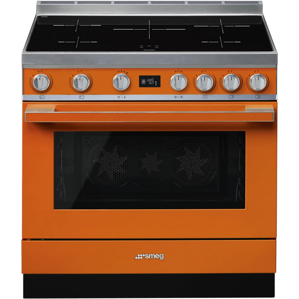 SMEG Backofenset CPF9IPOR, Freistehend, Orange