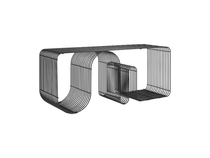 AYTM Banc d assise Curva 100 cm Noir'