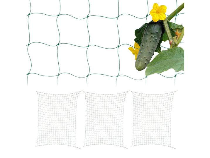 4er-Set Ranknetz 180 x 270cm Grün
