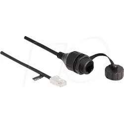 DELOCK 88012 - Cat.5e Kabel RJ45 Stecker / Buchse, FTP, Einbau, 0,25 m