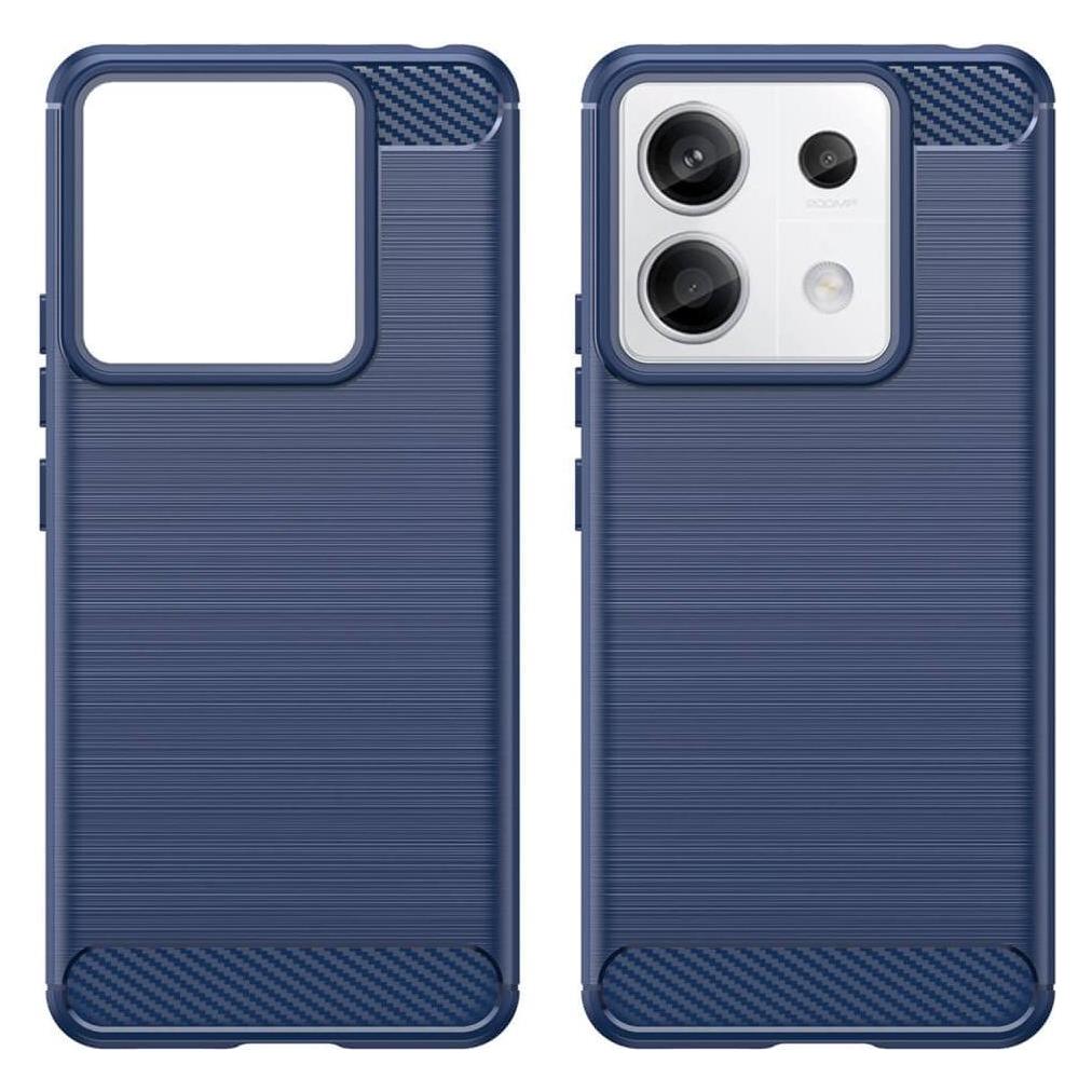 Cover-Discount Xiaomi Redmi Note 13 Pro - Metall Carbon Look blau (Xiaomi Redmi Note 13 Pro 5G) (660176125A)