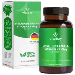 Vit D3 5000 Ie K2 100 Mcg