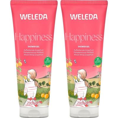 Weleda Happiness Shower Gel Grapefruit 2x 2x200 ml Duschgel