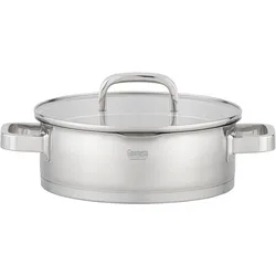Servierpfanne Silver Line Edelstahlfarben Ø ca. 24cm