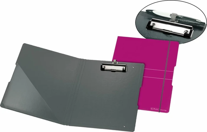 Herlitz Klemmbrett-Mappe easy orga to go, beere