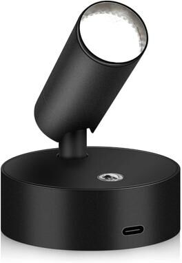Uplift Picks Dual Head Rechargeable Wall Light With Remote Control black cold White