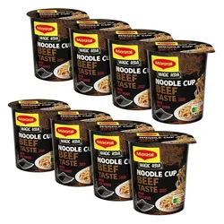 Maggi 8er-Pack Noodle Cup »Beef Taste«