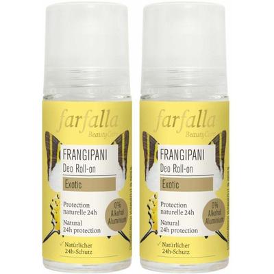 Farfalla Blumig Deo Roll-on Frangipani 50 ml x2 2x50 Roller