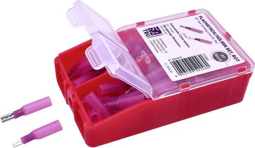 TRU COMPONENTS TC-6646684 Quetschverbinder-Sortiment 0.50mm² 1.50mm² Rot 60St.