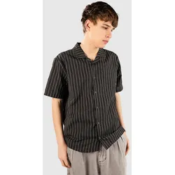 Blue Tomato Striped Linen Hemd grey leaves Gr. XL
