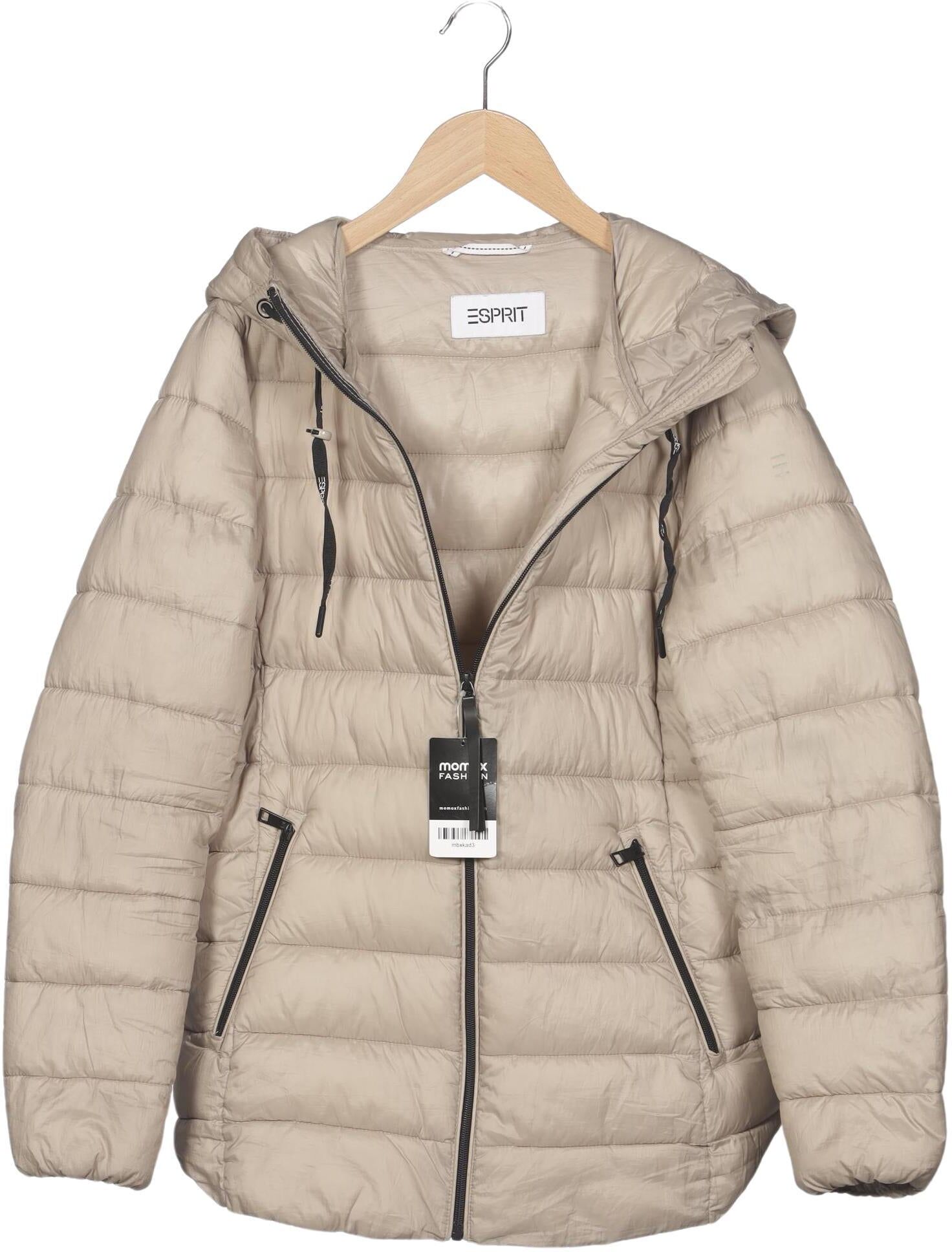 Esprit Damen Jacke, Beige, Gr. M, Synthetik - Second Hand