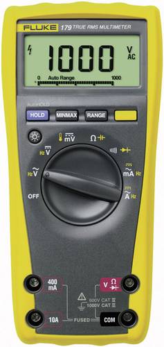 Fluke 179 Hand-Multimeter digital CAT III 1000 V, CAT IV 600V Anzeige (Counts): 6000