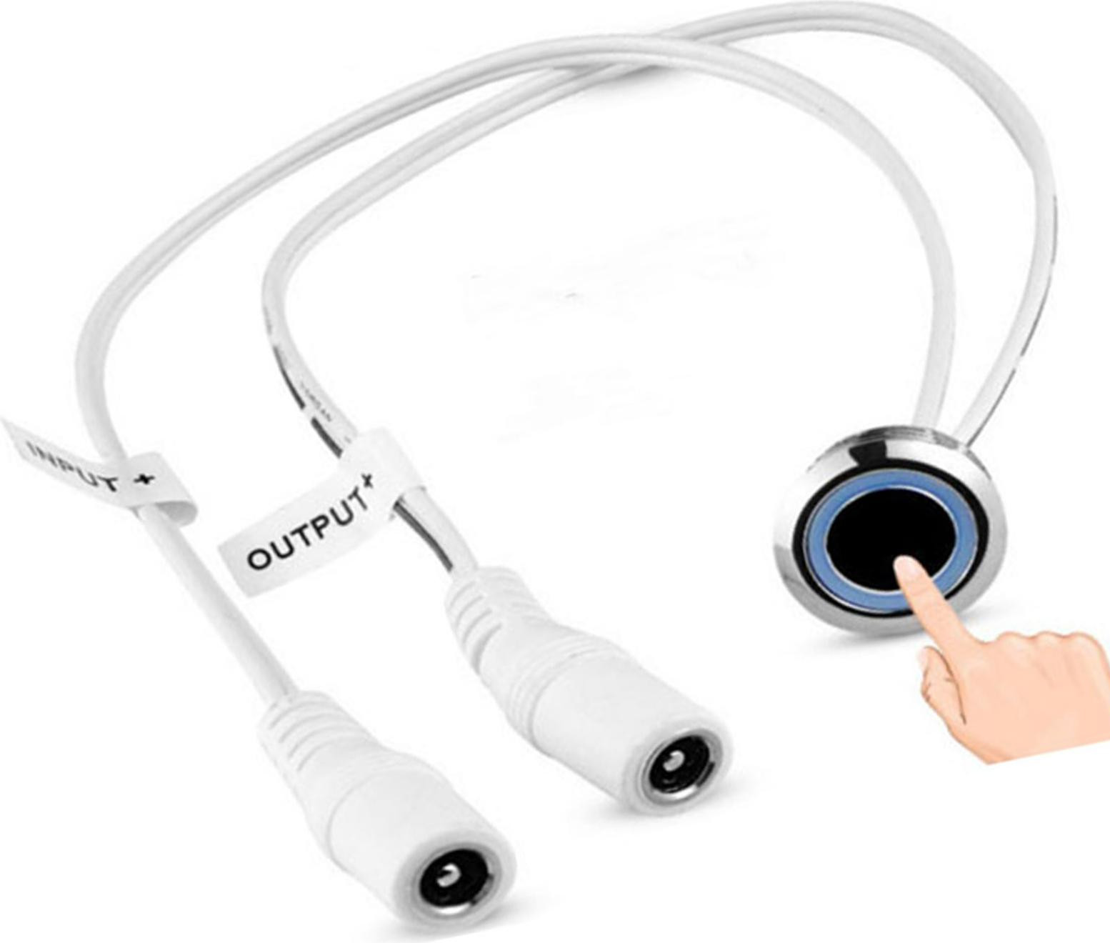 Cocosity Inbouw sensor-aanraakschakelaar met dimfunctie en hoge gevoeligheid, 60W, DC-sensor