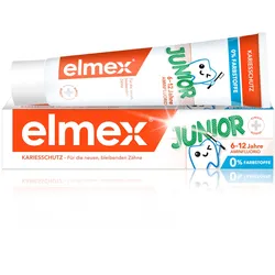 elmex JUNIOR KARIESSCHUTZ Kinder-Zahnpasta 6-12 Jahre 75 ml Zahnpasta