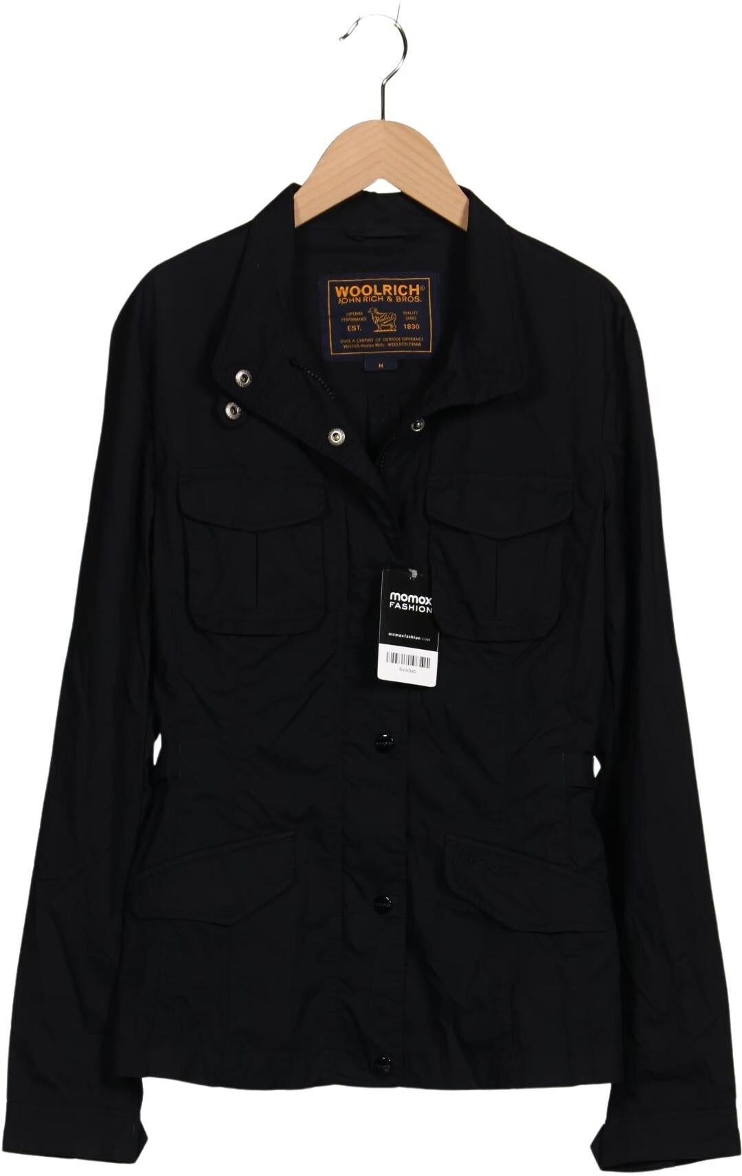 Woolrich Damen Jacke, Schwarz, Gr. M, Synthetik - Second Hand