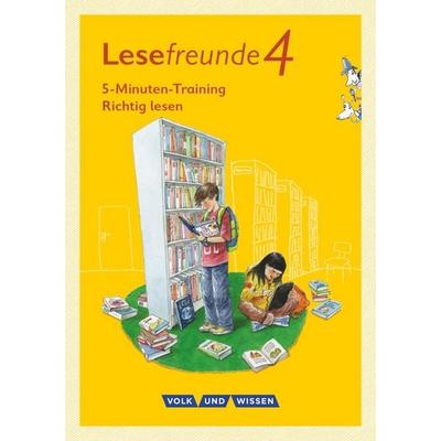 Lesefreunde. 4. Schuljahr - 5-Minuten-Training 'Richtig lesen' - Östliche Bundesländer und Berlin, Taschenbuch von Irene Hoppe, Cornelsen Verlag