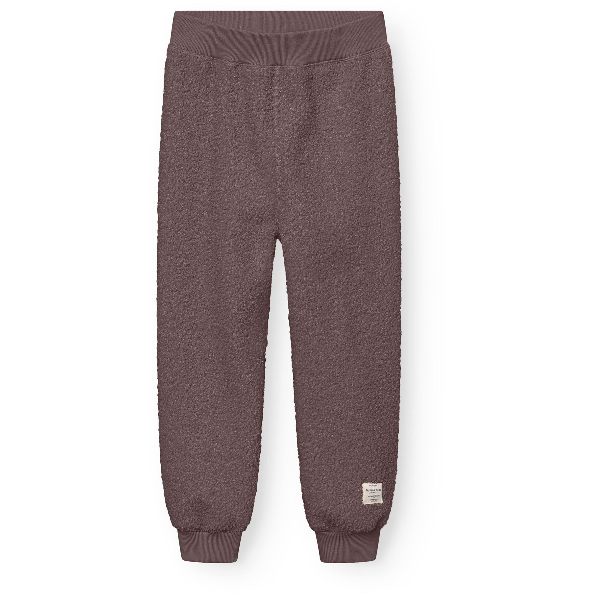 Mini A Ture Matvalur Teddyfleece Hose Kinder Fleecehose braun Größe 104 Lifestyle Elastisch