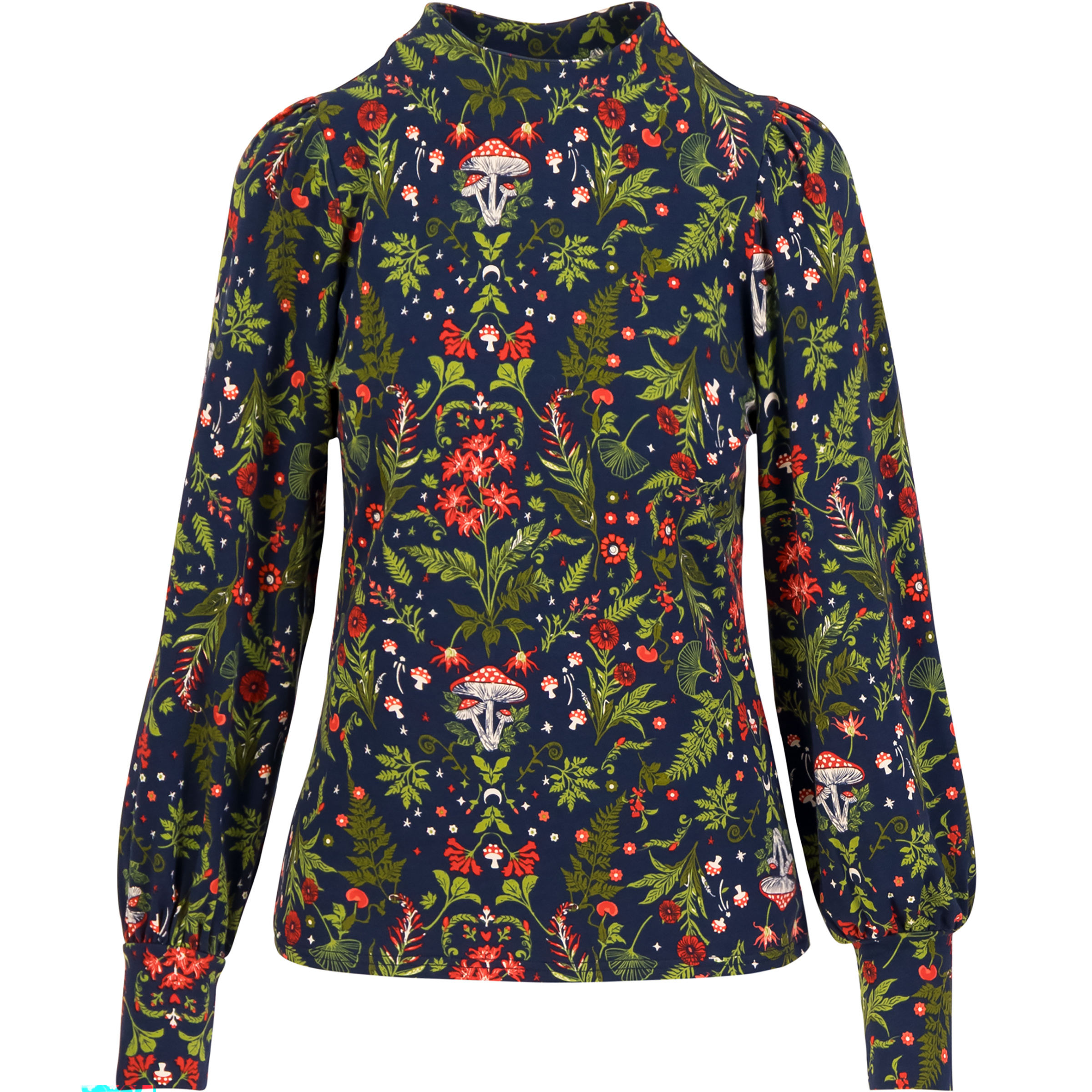 Blutsgeschwister Whimsical Delight Damen Blusen braun Größe M Lifestyle Hautfreundlich