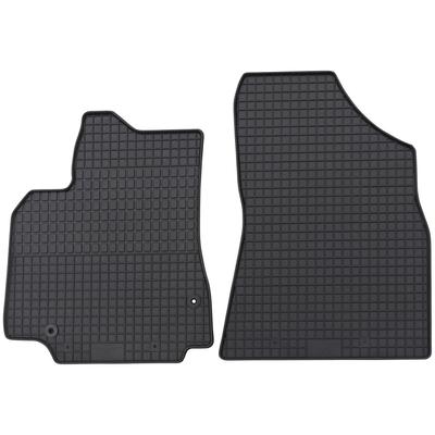 PETEX Fußmattensatz schwarz - vorbereitet für Befestigungssystem 25410