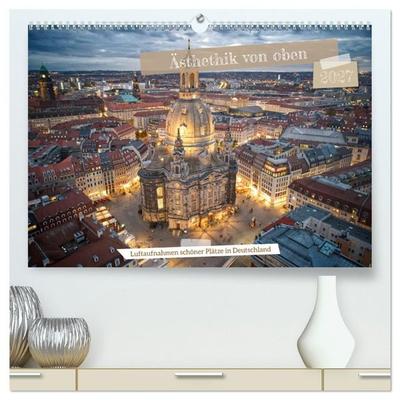 Ästehtik von oben (hochwertiger Premium Wandkalender 2027 DIN A2 quer), Kunstdruck in Hochglanz