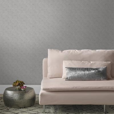 Vliestapete WOW "LINEN SHIMMER", grau (taupe), B:0,52m L:10m, Vlies, Tapeten, Design Tapeten