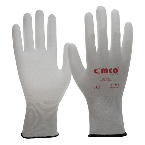 Cimco Antistatikhandschuh ESD Flex Grösse 9/L (9, L) (141219)