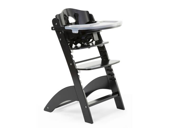 Childhome Hochstuhl Lambda, Schwarz, 49x51x85 cm, Babymöbel, Hochstühle & Zubehör, Hochstühle