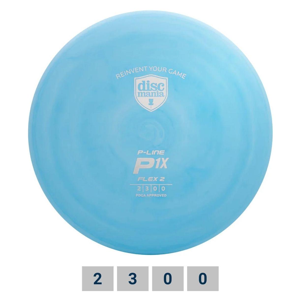 Solex Discmania P-Line P1X Disc-Golf-Putter - Blau - 173 g (76227572)