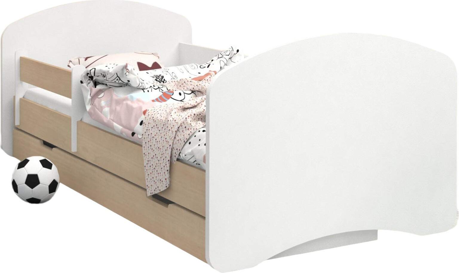 BDW Kinderbett, Doppelseitiges mit Schublade, Kein Motiv, 190/90