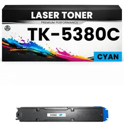 Toner TK-5380C Cyan für Kyocera TK5380C Premium Alternative Günstig für Kyocera PA4000CX, MA4000CIFX, MA4000CIX