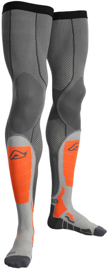 Calze Moto Acerbis X-LEG VENTED Grigio Arancio taglia L/XL