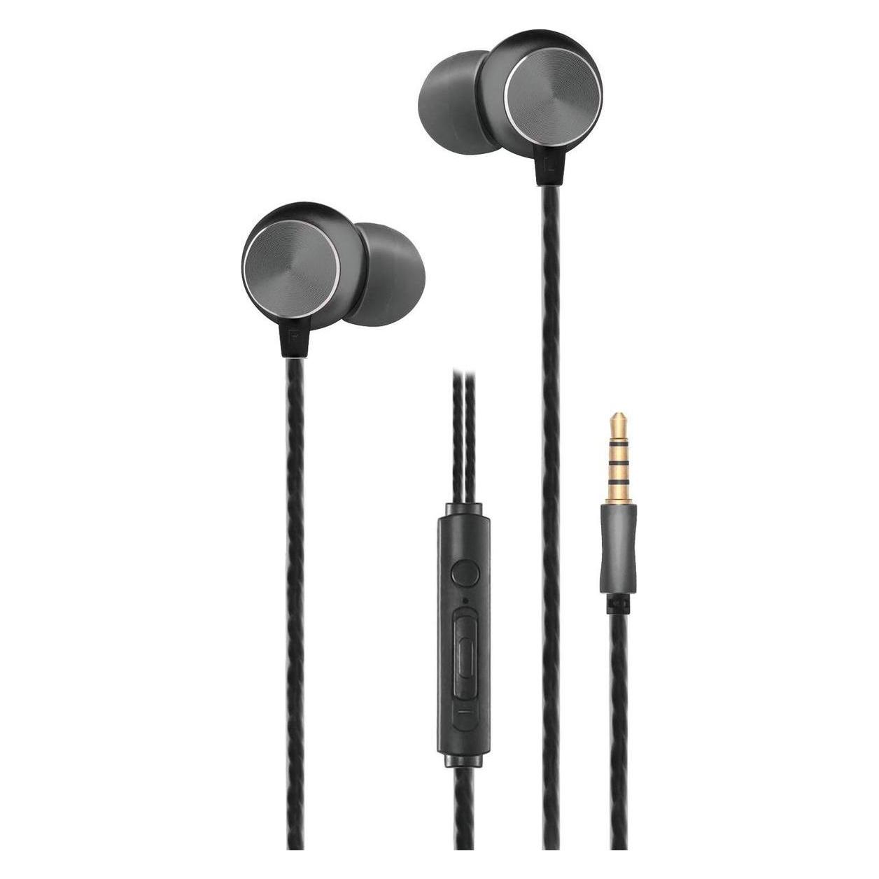2GO 795967 Kopfhörer & Headset Verkabelt im Ohr Anrufe/Musik Anthrazit (Keine Geräuschunterdrückung, Kabelgebunden) (795967)