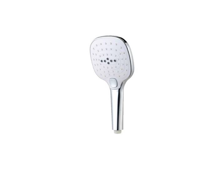 Poignée Douche Anti-calcaire Carrée Anti-calcaire\, 3 Fonctions\, Design Carré Chromé - Edm