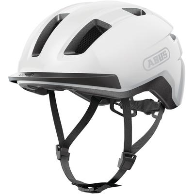 Fahrradhelm ABUS "PURL-Y" Gr. M, weiß (shiny weiß), Helme, M Kopfumfang: 54cm - 58cm