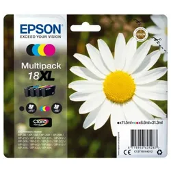 EPSON Tinte 18XL hohe Kapazität Multipack (C13T18164010) Home-Serie,''18XL''